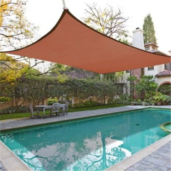 3x3x3m Triangle Sunshade Water Resistant Retractable Sun Shade Sail