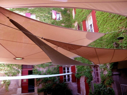 Water Resistant Shade Sail Sun Canopy Patio Awning Garden Rectangle 160gsm 300D