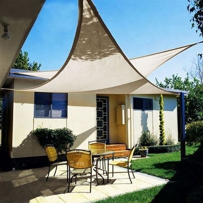 Polyester Sun Shade Sail With Eyelets Triangle For Outdoor Garden