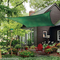 Patio Square Sun Shade Sail Canopy Waterproof Garden Attached To House