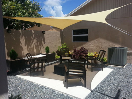 Small Rectangle Sun Shade Sail UV Protection For Patio Privacy