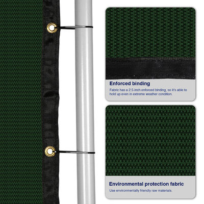 Chain Link Fence Screening Fabric Sport Ball Tennis Court Windbreak Netting PE Knotless