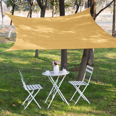 Hanging UV Sail Shade Extra Large Rectangle Sun Shade Sail