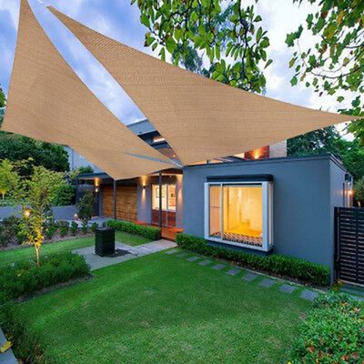 High Gsm PU Coated Waterproof Shade Sail For Garden