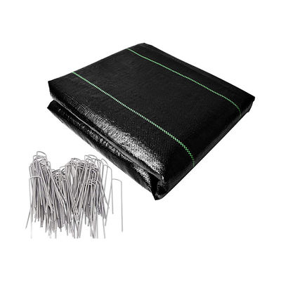 100% Polypropylene Weed Control Mat Plastic Mulch Layer Wear Resistant